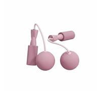 Fzaqwen Cuerda para Saltar con Peso Cuerda de Entrenamiento Cuerda para Ejercicios Cuerda Cardio con Posibilidad sin Cable Mango de Espuma Ergonómico, Rosa Cerezo