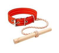Fzaqwen Dispositivo de Sujeción para Perros Que Evita Que Persigan a Sus Mascotas Y Muerdan, para Uso Diario. Accesorio Resistente Y Ligero de Madera, Size M