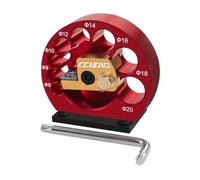 Fzaqwen Dowel Jig Cutter 8 Hoyos, 8 9 10 12 14 16 18 20 Mm con Hoja de Carburador, Tinas de Molienda de Tubo Eléctrico, Herramienta de Varilla Redonda