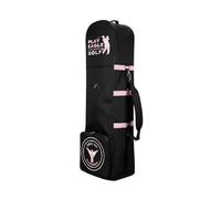 Fzaqwen Funda de Viaje para Golf Bolsa Trolley Estuche Maleta Porta Palos con Ruedas Plegable Base Reforzada en Oxford Protección del Equipo Adecuada para Aeropuertos Hoteles Desplazamientos, Pink