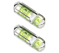 Fzaqwen Herramienta de Nivelación de Cámara Horizontal de Nivelador de Burbujas 2X Transparente Fácil de Usar de Espíritu Práctico para Los Giradisco