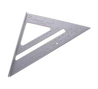 Fzaqwen Juego de Regla Triangular Y de Aluminio de 7 Pulgadas, Transportador de 45/ de 18 * 18 * 25 Cm.