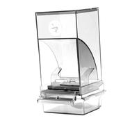 Fzaqwen No Se Desorden El Comedero de Aves Colgantes de La Estación de Alimentación contra de Alimentos para El Alimentador de Búsqueda de Loros, Transparente