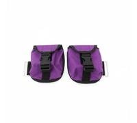 Fzaqwen Nylon Bolsa de Pesas de Buceo con Cierre de Liberación Rápida Compartimiento de Lastre Seguro y Fijación para Arnés Adecuado para Uso en Exploraciones Cursos de Buceo, Morado