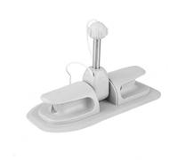Fzaqwen para Fijador de Pala con de Montaje Doble Soporte Eje de Metal PVC para Mantener s a Mano Adecuado para Botes Inflables Expediciones Aventura, Gris