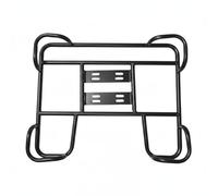 Fzaqwen Portaequipajes de Motocicleta Portabultos Trasero Parrilla Soporte Montaje Posterior Compatible con Distintos, Negro - U 50/40 Reforzado 1.2