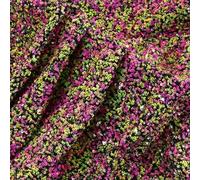 FZBANG Tela de Malla con Lentejuelas de 3 mm para decoración de Bodas, Fondos para sesiones de Fotos, Vestidos de Escenario, Ropa, Material para Costura DIY.