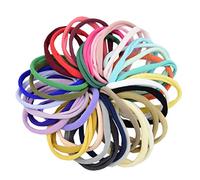 FZBNSRKO 100 diademas multifunción, supersuaves, de alta elasticidad, para bebés, recién nacidos, manualidades, elásticas, bandas para las orejas, cuerdas para recién nacidos, bebés y niñas