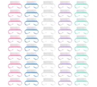 FZBNSRKO 50 cepillos de uñas con mango de agarre, cepillos de uñas a granel pequeños cepillos de limpieza para dedos de los pies y uñas (color mezclado)