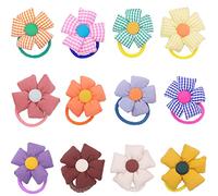 FZBNSRKO Accesorios elásticos para el cabello para niñas pequeñas, 10 lazos y bandas para el pelo, estilos aleatorios