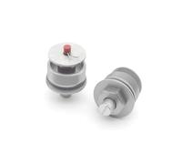 FZCSIMR Para CB400 41MM Amortiguador Impacto Frontal Tapa Cubierta Horquilla Tornillo Ajustadores Precarga Pernos Motocicleta Pieza Repuesto(Plata)