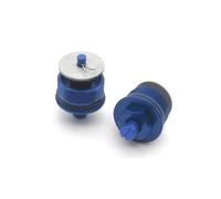 FZCSIMR Para CB400 41MM Amortiguador Impacto Frontal Tapa Cubierta Horquilla Tornillo Ajustadores Precarga Pernos Motocicleta Pieza Repuesto(AZUL)