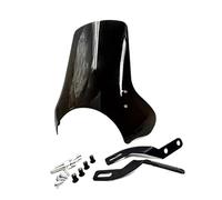 FZCSIMR Parabrisas Motocicleta para Triumph para Speed 400 para Scrambler 400 X 2024 Parabrisas A Prueba Viento Deflector Viento Parabrisas Motocicleta Extensión Parabrisas Motocicleta(Negro)