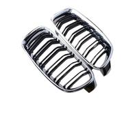 FZCSIMR Parrilla radiador Parrilla Delantera Cromada Competición para B&MW Serie 3 F30 F31 F35 Sedán 2012-2019(Riñón Delantero 4)