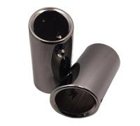 FZCSIMR Punta De Escape De Acero Inoxidable para B&MW E90 E92 325i 328i Garganta Trasera Cola(Negro Titanio)
