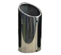 FZCSIMR Silenciador De Escape para B&MW 325i 328i 2007 2008 2009 2010 Garganta Trasera Cola(68mm Silver)