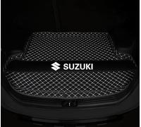 FZDS Coche Alfombrillas Maletero para Suzuki Swift 2024-/ Suzuki S Cross III 2022-2024, Protector Maletero Cuero Maletero Moqueta Arañazos Impermeable Coche Accesorios,C