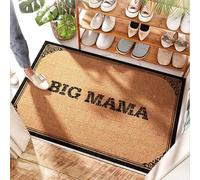 FZFN Alfombra de puerta Music Big Mama - Resistente al agua | Entrada interior/cabina - Tapete extra grande para puerta exterior de entrada, absorbente en seco al suelo y puerta de putdoor (50 x 80 cm