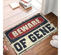 FZFN Alfombrillas de baño únicas para decoración del hogar, fácil de limpiar, cuidado con los genes impermeables para granjeros (50 x 80 cm)