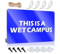 FZFN Arte de pared de estilo vintage | This Is A Wet Campus Funny Soft Area Decoración del hogar (20 x 30 cm)