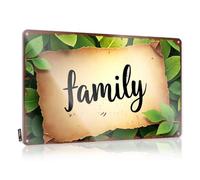 FZFN Letrero de metal vintage con texto en inglés "Family Bonds: A Timeless Treasure" (20 x 30 cm)