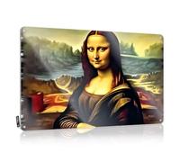 FZFN Letreros de granja para pared vintage, regalo retro divertido letrero de estaño para el bar del hogar | 8 x 12 pulgadas Mona Lisa de Leonardo Da Vinci: una obra maestra reinventada, perfecta para