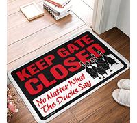 FZFN Tapete antideslizante para corredores de pasillo, mantiene la puerta cerrada sin importar lo que digan los patos, protector para mascotas para cosas para tu habitación (50 x 80 cm)