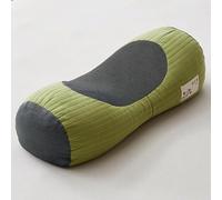 FZKun Almohadas de trigo sarraceno con funda extraíble, almohada cervical para dormir con forma de cáscara cervical para apoyo firme, almohadas cilíndricas para dormir de lado, espalda, cuidado de la