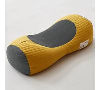 FZKun Almohadas de trigo sarraceno con funda extraíble, almohada cervical para dormir con forma de cáscara cervical para apoyo firme, almohadas cilíndricas para dormir de lado, espalda, cuidado de la