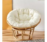 FZKun Cojín colgante para silla, acogedor estilo nido, redondo, grueso, almohada de apoyo suave para hamaca Papasan, sillas de huevo de radar, uso en interiores y exteriores, balcón, jardín (L, 100 x