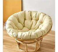 FZKun Cojín para silla colgante - Estilo nido cómodo - Redondo y grueso - Cojín de apoyo suave para columpio papasan, sillas huevo radar, uso interior y exterior - Balcón, jardín (D, 90)