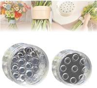 FZKun Portaestecas Ikebana En Espiral Porta-arreglos Florales Reutilizable Portaestecas En Espiral para Jarrones Bouquet Twister Porta-arreglos Florales DIY (S+L,Claro)