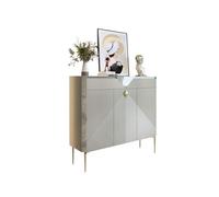 FZL02068LM Independiente Zapatero de Entrada de Lujo Ligero, Mueble de Almacenamiento Separador for Sala de Estar de una Villa, Entrada, Pasillo, Zapatero de losa de Roca Organizador