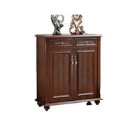 FZL02068LM Independiente Zapatero Sencillo de Madera de Gran Capacidad for Entrada, Pasillo, Sala de Estar, Mueble Zapatero, 90,6 cm Organizador