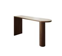 FZL02068LM Interior Mesa de Bar de Altura Alta con Marco de Madera Resistente, Mesa de Comedor Rectangular for Cocina, Comedor y Sala de Estar. Fácil de Montar(200 * 45 * 105cm)