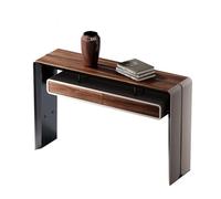 FZL02068LM Largo Mesa de Consola de Nogal for recibidor, Mesa de sofá de 54 Pulgadas con cajones, Mesa Auxiliar Larga y Estrecha contemporánea for Sala de Estar, Entrada y Pasillo Almacenamiento