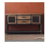 FZL02068LM Largo Mesa de Entrada de Madera Maciza, Mesa Auxiliar de Comedor Vintage, Mueble Decorativo for Sala de Estar, sofá, aparador, Mueble de Almacenamiento for Dormitorio Almacenamiento