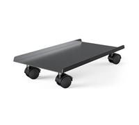 FZL02068LM Soporte Torre Ordenador Soporte de CPU Acero con Ruedas giratorias Bloqueo, Caja Almacenamiento PC Plataforma rodante móvil Soporte PC Bajo Mesa