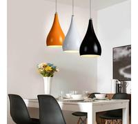 FZQSXAZU Lámpara de araña de Estilo Industrial Moderno, Casquillo E27, lámpara Colgante de un Solo Cabezal, lámpara Colgante de Metal Personalizada, Pantalla de lámpara para Dormitorio y re