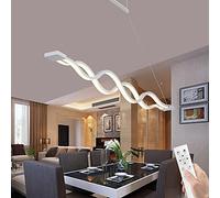 FZQSXAZU Lámpara de araña Moderna de Madera con Anillo LED, lámpara Colgante Japonesa de 1 luz, lámpara de Techo Circular Regulable contemporánea para Isla de Cocina, Sala de Estar y Comedo