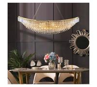 FZQSXAZU Lámparas Colgantes para decoración del hogar, lámparas Colgantes de Cristal de Lujo para Sala, lámparas Colgantes para Comedor, lámparas de Techo, iluminación INT