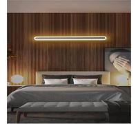 FZQSXAZU Lámparas de Pared QTANZIQI, Apliques de Dormitorio, Tira Larga, luz Lineal, Aluminio, Aplique de Interior para mesita de Noche, Pasillo, Escalera, iluminación de Hotel, lámpara de