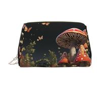 FZQVSLCM Bolsa de maquillaje de viaje, bolsa de maquillaje impermeable para bolso, bolsa de aseo de cuero para mujer, bolsa de cosméticos, organizador de setas estilo cuento de hadas, bolsa de