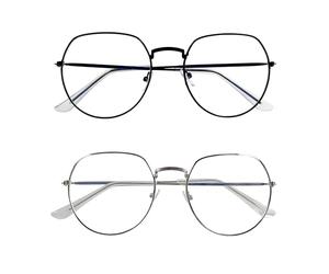 FZSECRIU 2 piezas gafas sin graduar mujer，gafas para ordenador，mujer sin graduar，sin graduar hombre