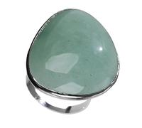 fztonk Anillos de cristal natural con forma irregular, joyería única hecha a mano para mujeres y hombres, uso diario, equilibrio energético, anillos de diseño irregular único, One Size, como se