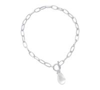 fztonk Collar de acrílico contemporáneo con forma de lágrima, cómodo accesorio de cadena de clavícula, regalo de cumpleaños o vacaciones, collar diario, One Size, como se describe, como se describe