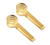 fztonk Herramienta de clip para bolsas de té de alta calidad, pinzas exprimidoras de acero para preparación de bebidas calientes y organización de la cocina, colador exprimidor de bolsitas de té