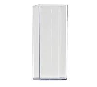 fztonk Jarrones cuadrados de acrílico transparente para centros de mesa decorativos para el hogar, boda, ninguno rompible, jarrón grande decorativo para centros de mesa