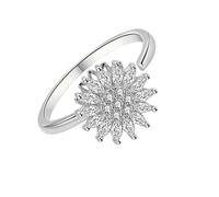 fztonk Joyería ajustable de circonita de cobre para mujer, regalo para aliviar el estrés, cobre anti para el uso diario, One Size, como se describe, como se describe