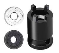 fztonk Llave de vaso profesional para aplicaciones de amoladora angular, llave de 4 puntas para extracción rápida de tuercas de brida, accesorios de herramientas eléctricas